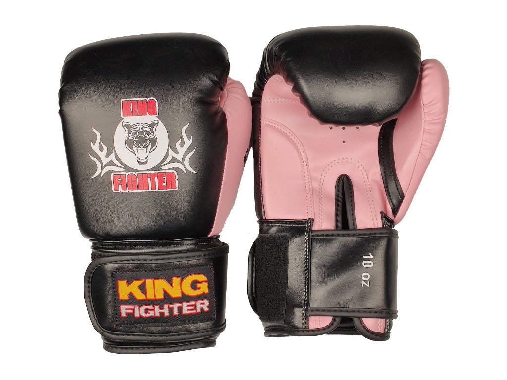 Boxing gloves BASIC black/pink