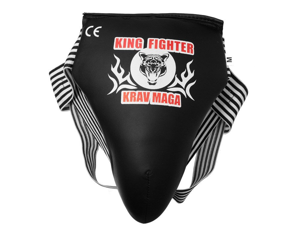 Groin guard with Krav Maga logo