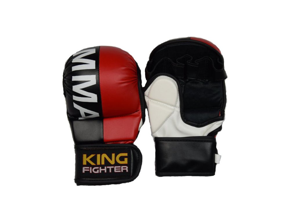 MMA gloves double (red/black)