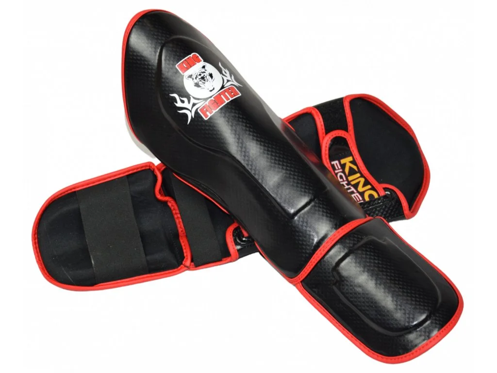 Kids Shin Guards Carbon Red